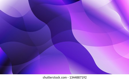 Geometric Pattern With Lines, Wave. For Your Design Wallpaper, Presentation, Banner, Flyer, Cover Page, Landing Page. Vector Illustration with Color Gradient.