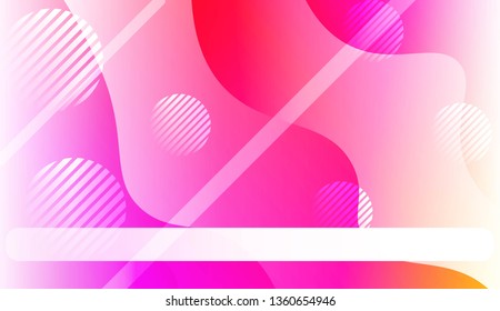 Geometric Pattern With Lines, Wave. For Your Design Ad, Banner, Cover Page. Vector Illustration with Color Gradient