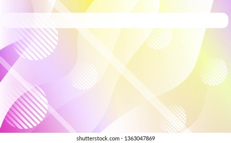Geometric Pattern With Lines, Wave. For Your Design Ad, Banner, Cover Page. Vector Illustration with Color Gradient