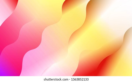 Geometric Pattern With Lines, Wave. For Your Design Ad, Banner, Cover Page. Vector Illustration with Color Gradient