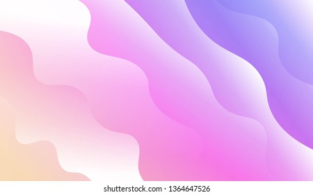 Geometric Pattern With Lines, Wave. For Your Design Ad, Banner, Cover Page. Vector Illustration with Color Gradient