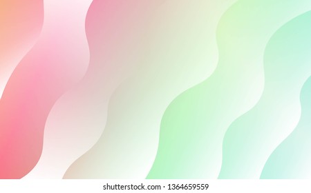 Geometric Pattern With Lines, Wave. For Your Design Ad, Banner, Cover Page. Vector Illustration with Color Gradient