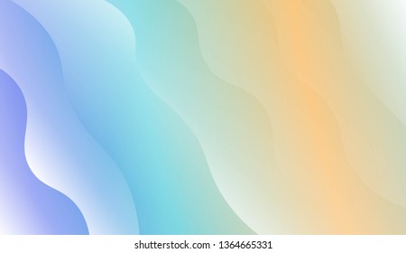 Geometric Pattern With Lines, Wave. For Your Design Ad, Banner, Cover Page. Vector Illustration with Color Gradient