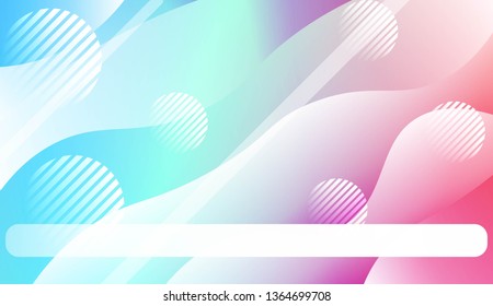 Geometric Pattern With Lines, Wave. For Your Design Ad, Banner, Cover Page. Vector Illustration with Color Gradient