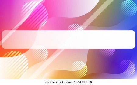Geometric Pattern With Lines, Wave. For Your Design Ad, Banner, Cover Page. Vector Illustration with Color Gradient
