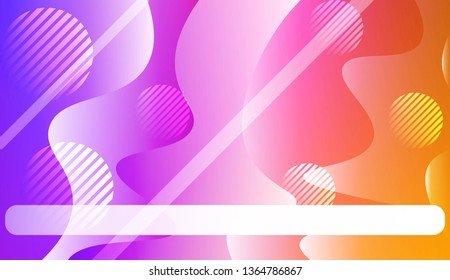 Geometric Pattern With Lines, Wave. For Your Design Ad, Banner, Cover Page. Vector Illustration with Color Gradient