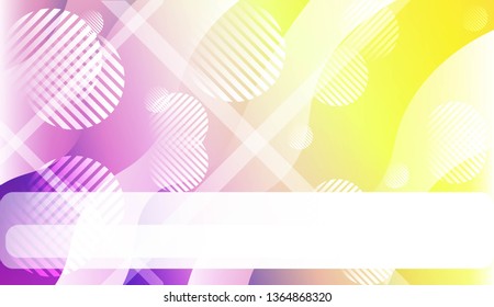 Geometric Pattern With Lines, Wave. For Your Design Ad, Banner, Cover Page. Vector Illustration with Color Gradient