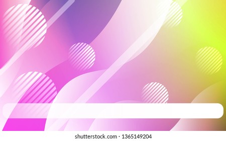 Geometric Pattern With Lines, Wave. For Your Design Ad, Banner, Cover Page. Vector Illustration with Color Gradient