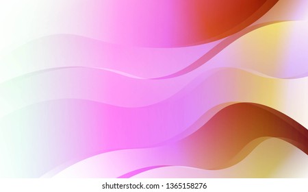 Geometric Pattern With Lines, Wave. For Your Design Ad, Banner, Cover Page. Vector Illustration with Color Gradient