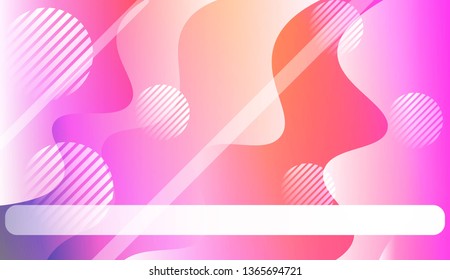 Geometric Pattern With Lines, Wave. For Your Design Ad, Banner, Cover Page. Vector Illustration with Color Gradient