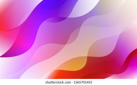 Geometric Pattern With Lines, Wave. For Your Design Ad, Banner, Cover Page. Vector Illustration with Color Gradient