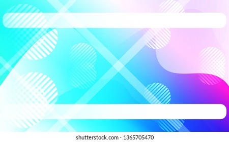 Geometric Pattern With Lines, Wave. For Your Design Ad, Banner, Cover Page. Vector Illustration with Color Gradient