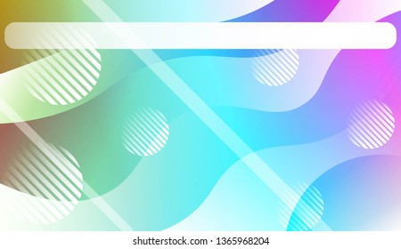 Geometric Pattern With Lines, Wave. For Your Design Ad, Banner, Cover Page. Vector Illustration with Color Gradient