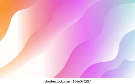Geometric Pattern With Lines, Wave. For Your Design Ad, Banner, Cover Page. Vector Illustration with Color Gradient