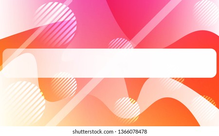 Geometric Pattern With Lines, Wave. For Your Design Ad, Banner, Cover Page. Vector Illustration with Color Gradient