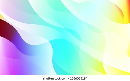 Geometric Pattern With Lines, Wave. For Your Design Ad, Banner, Cover Page. Vector Illustration with Color Gradient