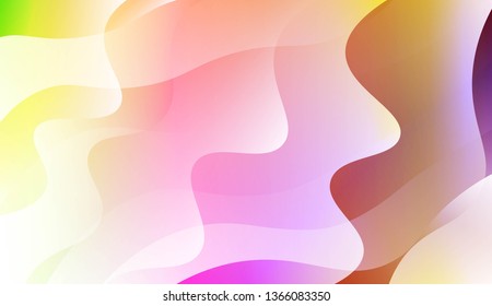 Geometric Pattern With Lines, Wave. For Your Design Ad, Banner, Cover Page. Vector Illustration with Color Gradient