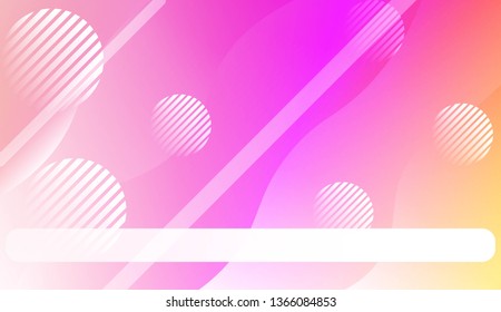 Geometric Pattern With Lines, Wave. For Your Design Ad, Banner, Cover Page. Vector Illustration with Color Gradient