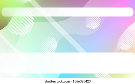 Geometric Pattern With Lines, Wave. For Your Design Ad, Banner, Cover Page. Vector Illustration with Color Gradient