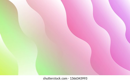 Geometric Pattern With Lines, Wave. For Your Design Ad, Banner, Cover Page. Vector Illustration with Color Gradient