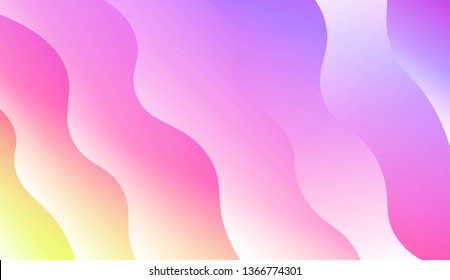 Geometric Pattern With Lines, Wave. For Your Design Ad, Banner, Cover Page. Vector Illustration with Color Gradient