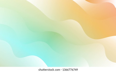 Geometric Pattern With Lines, Wave. For Your Design Ad, Banner, Cover Page. Vector Illustration with Color Gradient