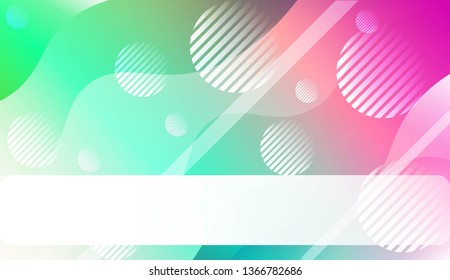 Geometric Pattern With Lines, Wave. For Your Design Ad, Banner, Cover Page. Vector Illustration with Color Gradient