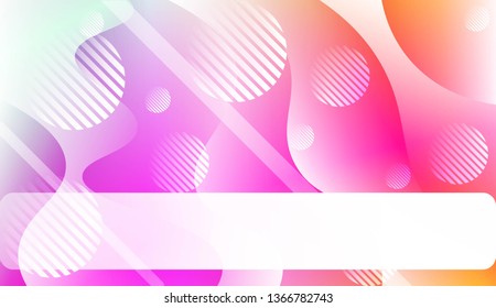 Geometric Pattern With Lines, Wave. For Your Design Ad, Banner, Cover Page. Vector Illustration with Color Gradient
