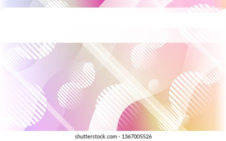 Geometric Pattern With Lines, Wave. For Your Design Ad, Banner, Cover Page. Vector Illustration with Color Gradient