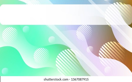 Geometric Pattern With Lines, Wave. For Your Design Ad, Banner, Cover Page. Vector Illustration with Color Gradient