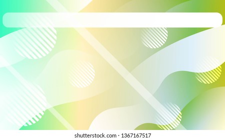 Geometric Pattern With Lines, Wave. For Your Design Ad, Banner, Cover Page. Vector Illustration with Color Gradient