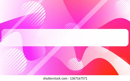 Geometric Pattern With Lines, Wave. For Your Design Ad, Banner, Cover Page. Vector Illustration with Color Gradient