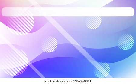 Geometric Pattern With Lines, Wave. For Your Design Ad, Banner, Cover Page. Vector Illustration with Color Gradient