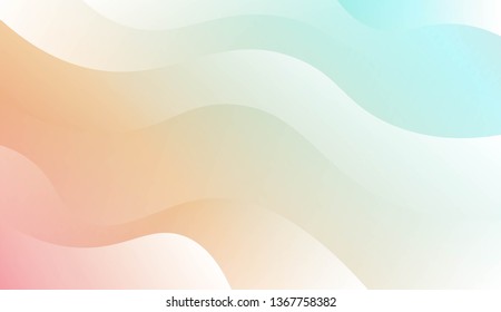 Geometric Pattern With Lines, Wave. For Your Design Ad, Banner, Cover Page. Vector Illustration with Color Gradient