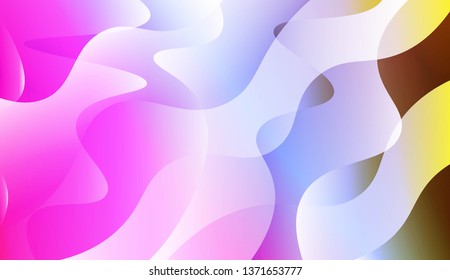 Geometric Pattern With Lines, Wave. For Your Design Ad, Banner, Cover Page. Vector Illustration with Color Gradient