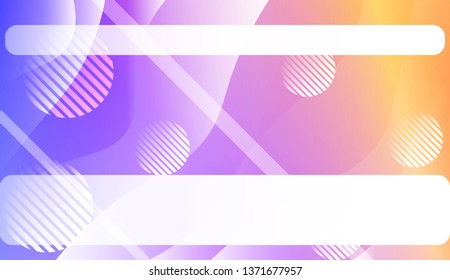 Geometric Pattern With Lines, Wave. For Your Design Ad, Banner, Cover Page. Vector Illustration with Color Gradient