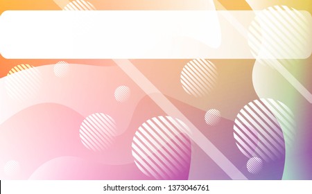 Geometric Pattern With Lines, Wave. For Your Design Ad, Banner, Cover Page. Vector Illustration with Color Gradient