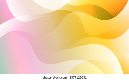 Geometric Pattern With Lines, Wave. For Your Design Wallpapers Presentation. Vector Illustration with Color Gradient