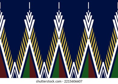 The geometric pattern is made into a fabric pattern.