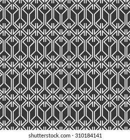 Geometric pattern mesh, futuristic, seamless vector background.