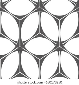 Geometric pattern mesh, hexagon, seamless vector background.