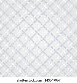 Geometric pattern, mesh. Seamless vector background. White texture.