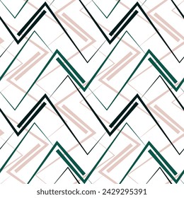 Geometric pattern, mesh, seamless vector background.