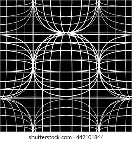 Geometric pattern mesh, seamless vector background.