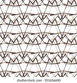 Geometric pattern mesh, triangle, diamond, line, seamless vector background