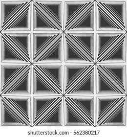 Geometric pattern mesh triangle seamless vector background.