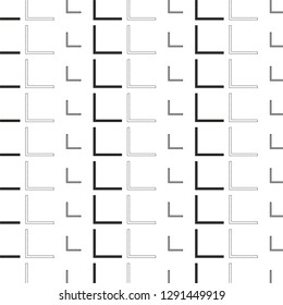 geometric pattern minimal design monochrome square black shape on white vector background