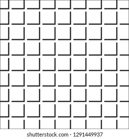 geometric pattern minimal design monochrome square black shape on white vector background