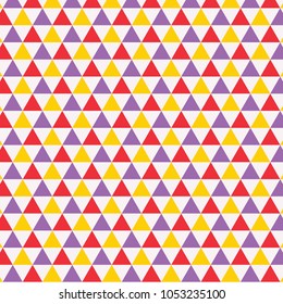 Geometric pattern. Minimal style sacred abstract background decoration. Illustration for fashion minimalistic design. Modern elegant endless wallpaper. Triangle Colorful Style.