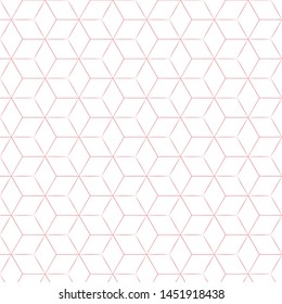 Geometric pattern. Minimal style sacred abstract background decoration. Illustration for fashion minimalistic design. Modern elegant endless wallpaper. Hexagon Vector.